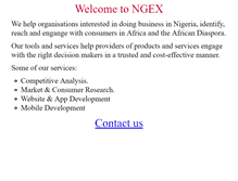 Tablet Screenshot of ngex.net